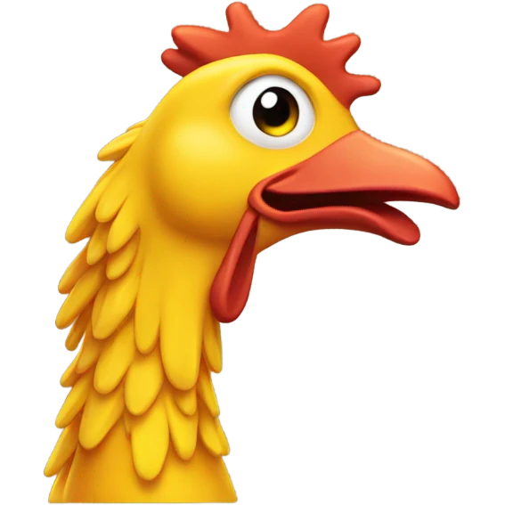 rubber chicken emoji