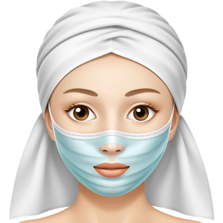 thin sheet face mask skincare emoji