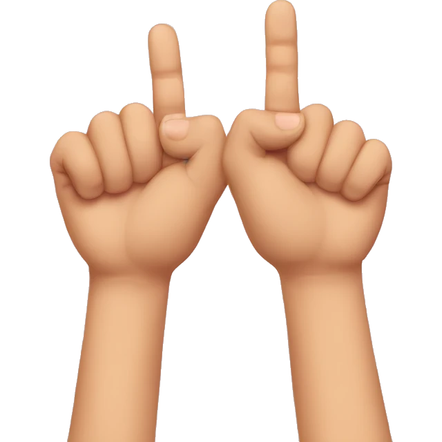 Pinky promise emoji