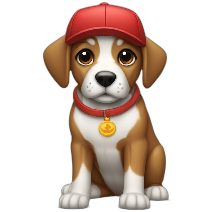 perro snauzer con rejas paradas con gorras de navidad emoji