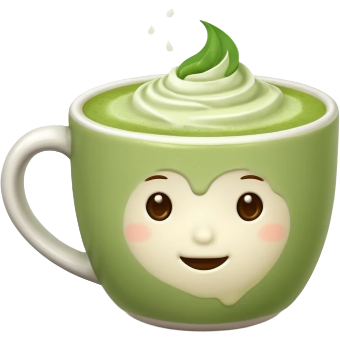Matcha latte emoji