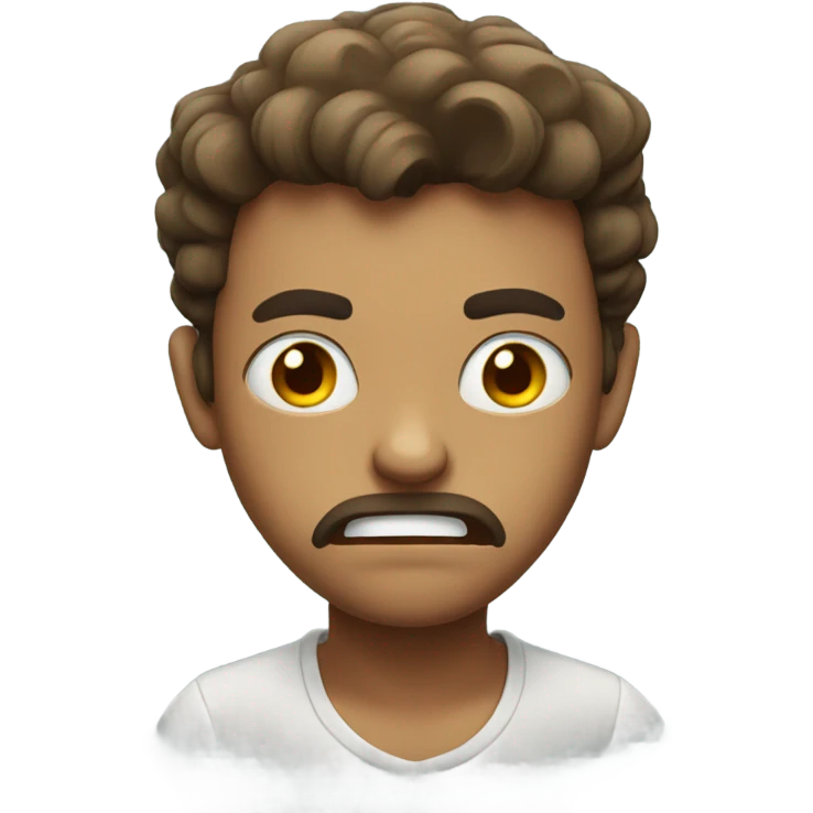 Mad but cute emoji