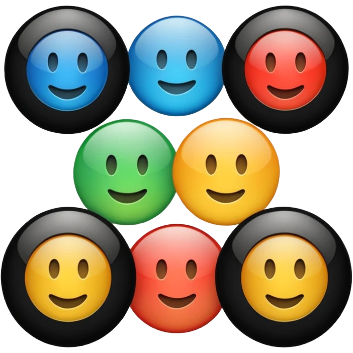 Play buttons black emoji