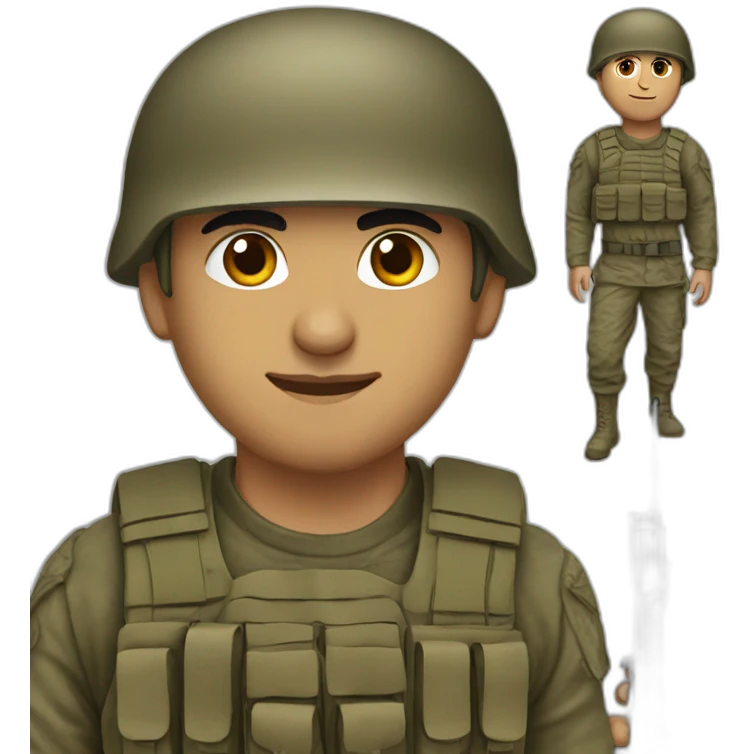 Armenian soldier emoji