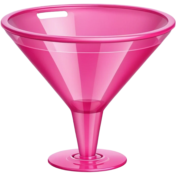 transparent pink sales funnel  emoji