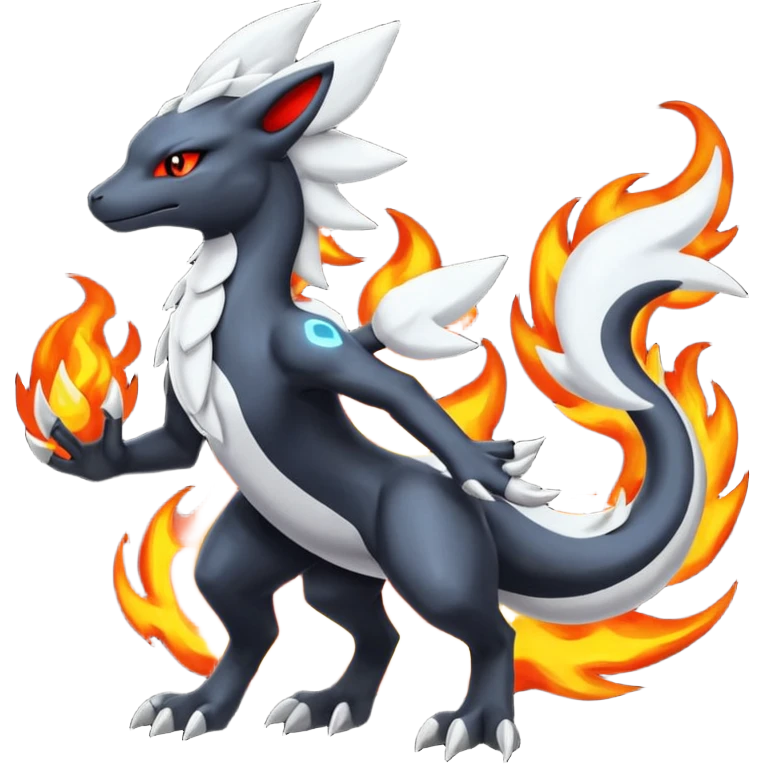Salandit-Reshiram-Umbreon-Silvally-fusion (full body) emoji