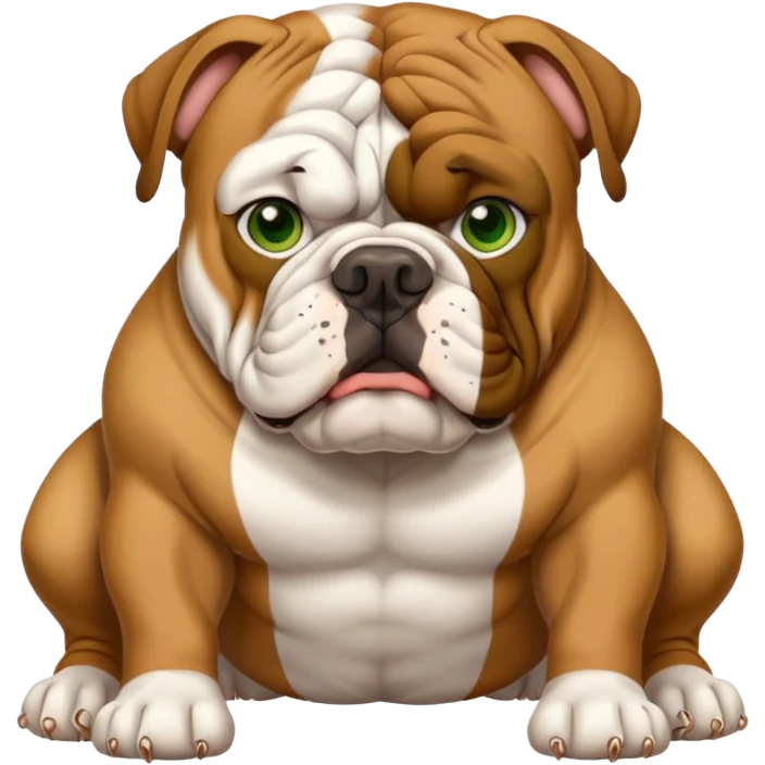 Old English bulldog is both pit vipers emoji