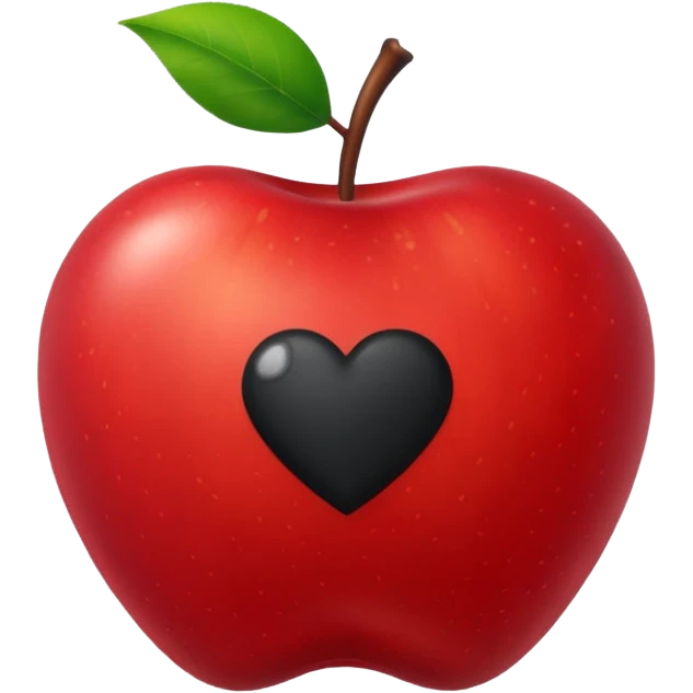 🍏🖤 emoji
