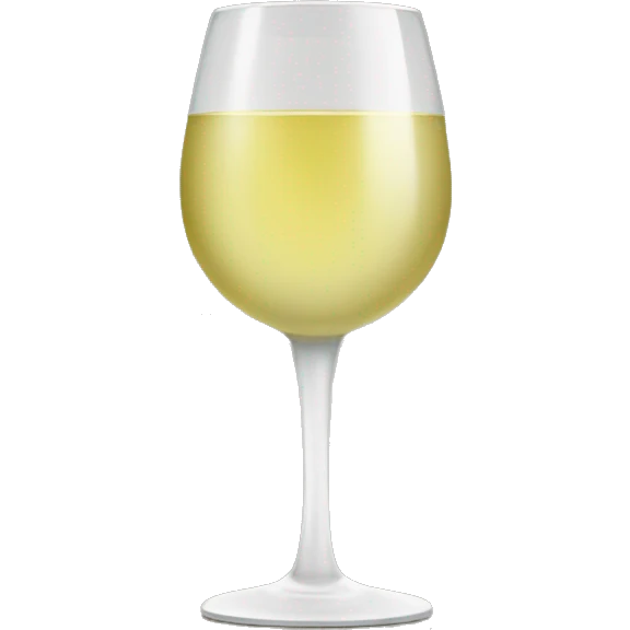White wine glass  emoji