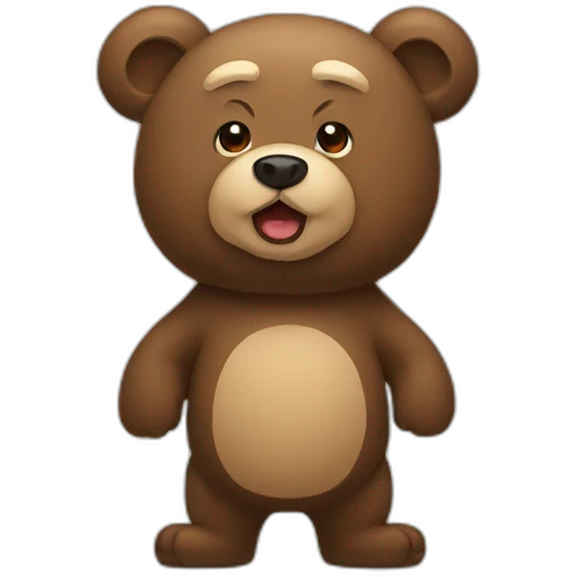 A russian bear emoji