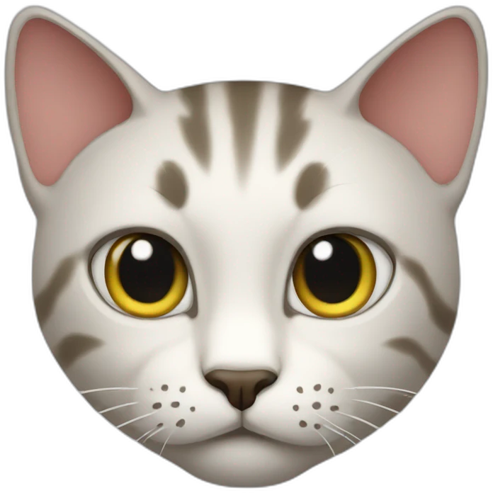 cat with hate emoji