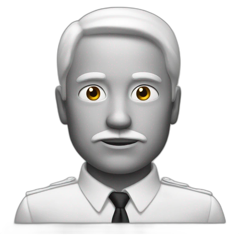 noir à coter d'un blanc emoji