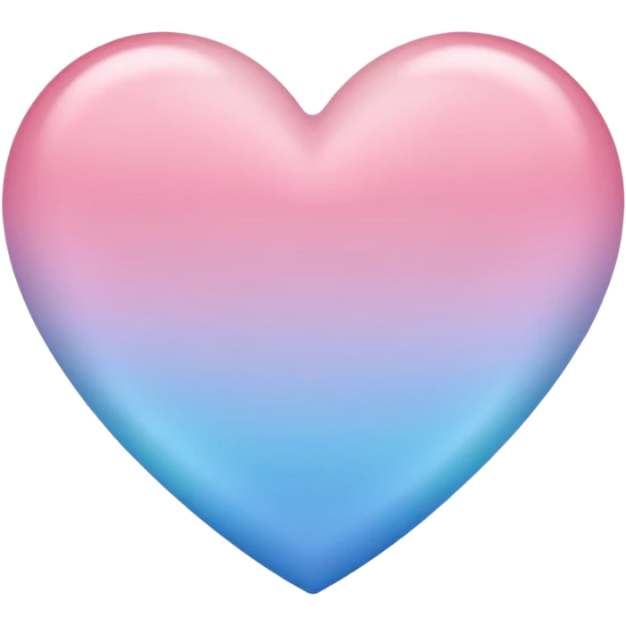 heart with a pastel ombre emoji
