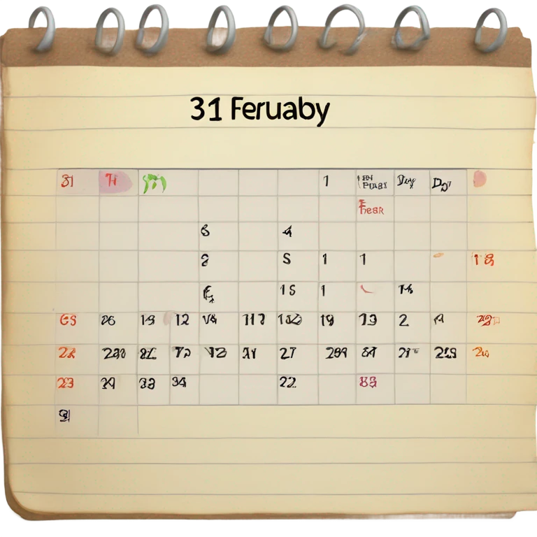 31st February  emoji