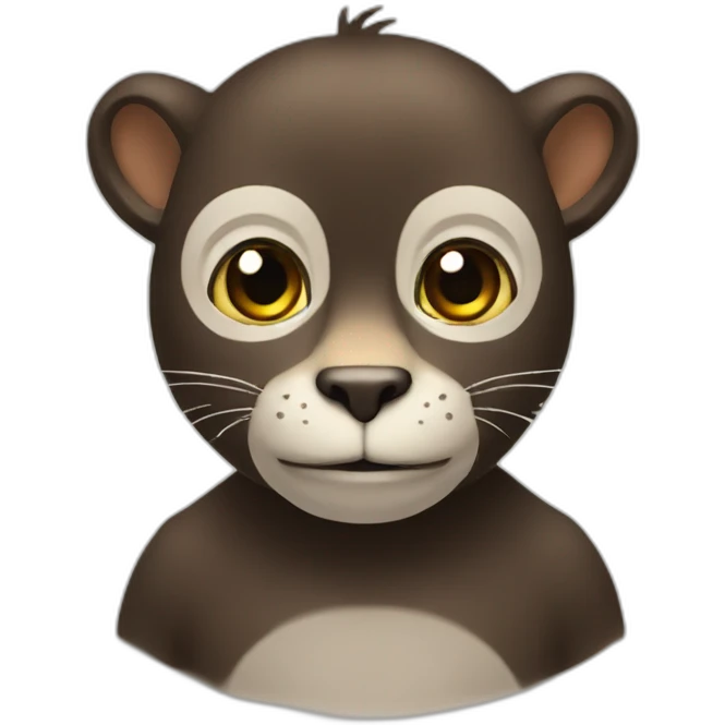 chat sur un singe emoji