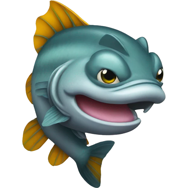flexing catfish emoji