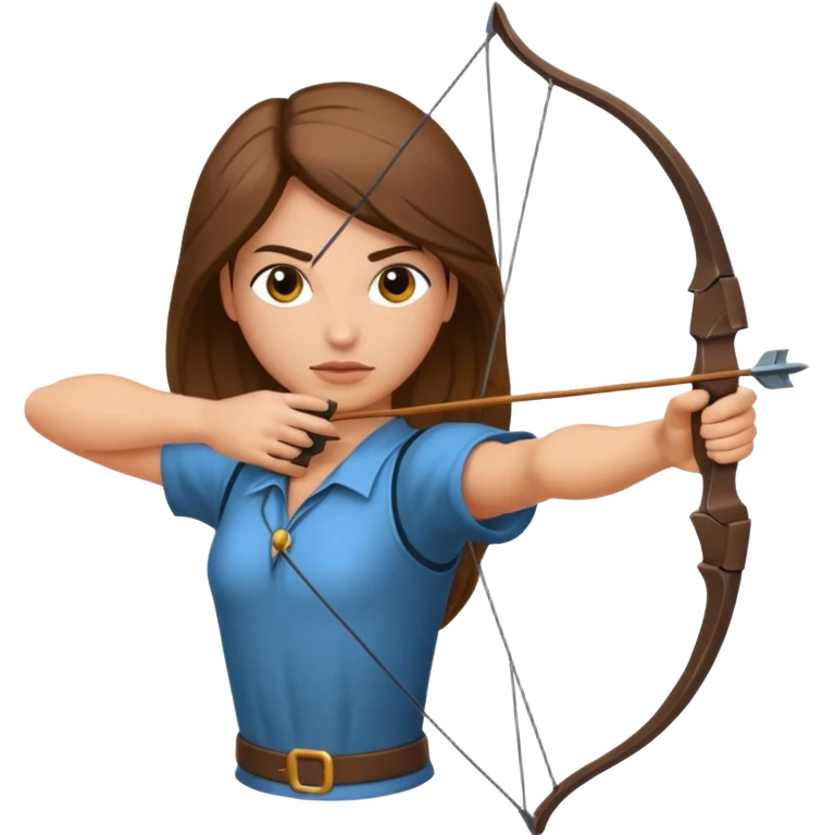 un archer  une cible emoji