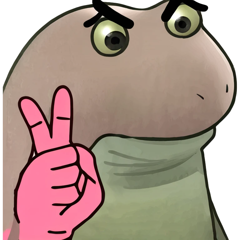 pink middle finger emoji