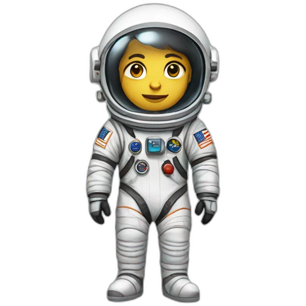Astronaut in the future emoji