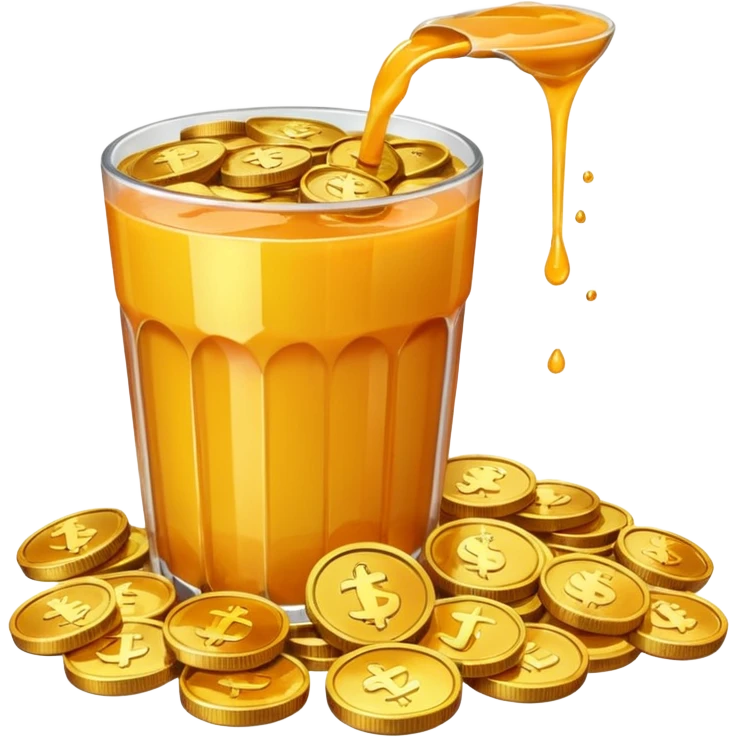 juiced in money emoji
