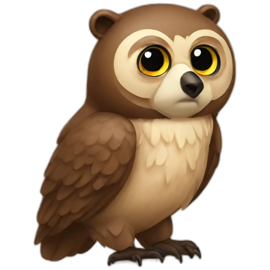 bear owl emoji