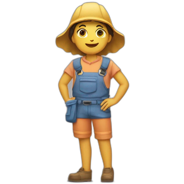 Lutteuse dans la boue emoji