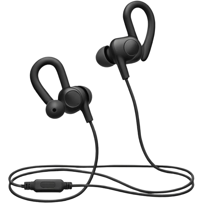 old wired earphones emoji