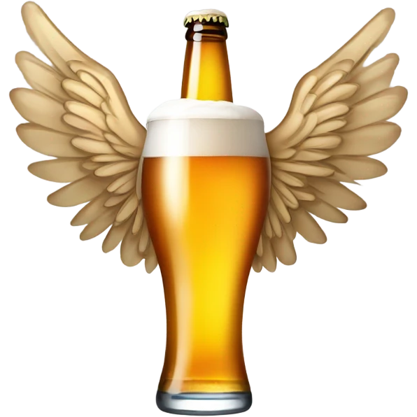 beer with wings emoji