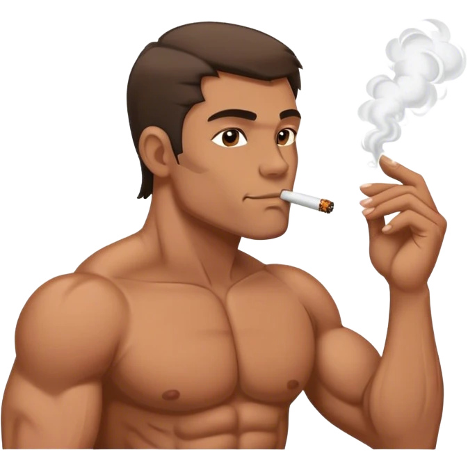 Super muscular stoner  emoji