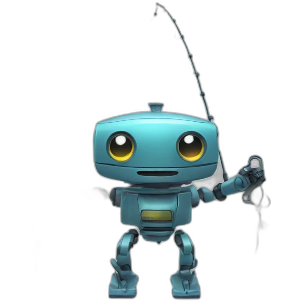 robot fishing emoji