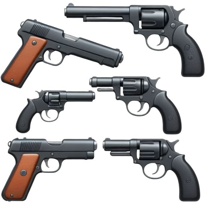 multiple guns emoji