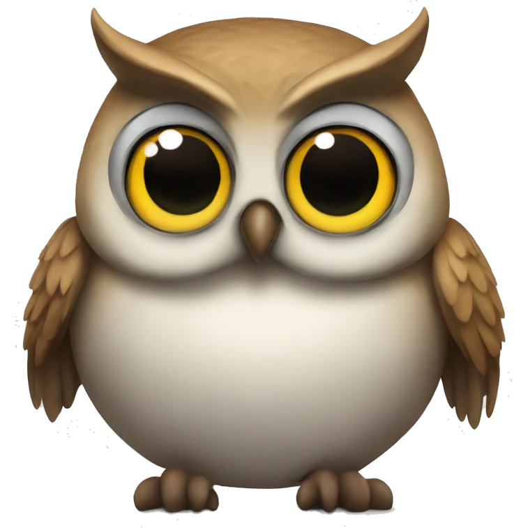 Big fat ass owl emoji