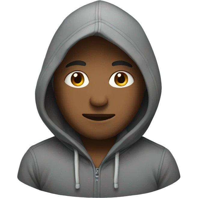person with hoodie  emoji