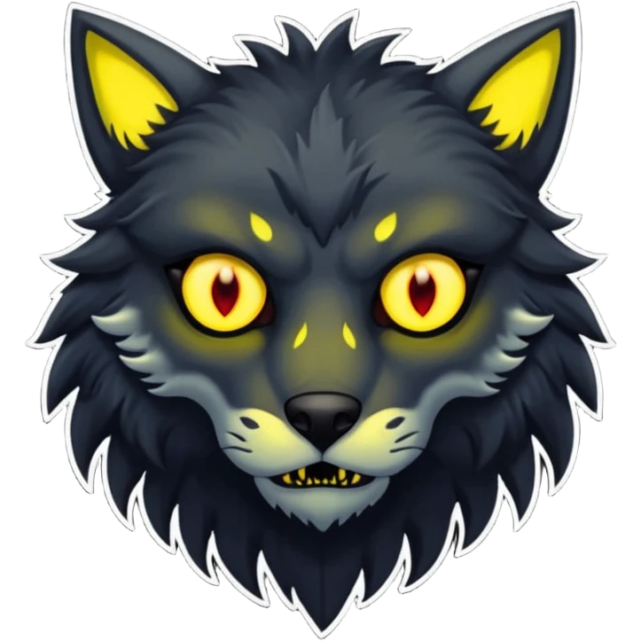 Create an emoji of  a scary Skinwalker full bodied emoji