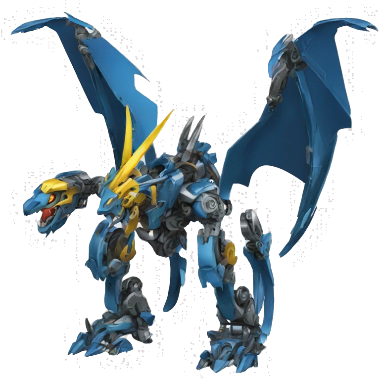 Mechanical Pokémon-dragon-Bionicle-Mecha full body emoji