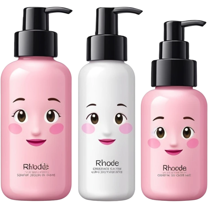 rhode skin care products emoji