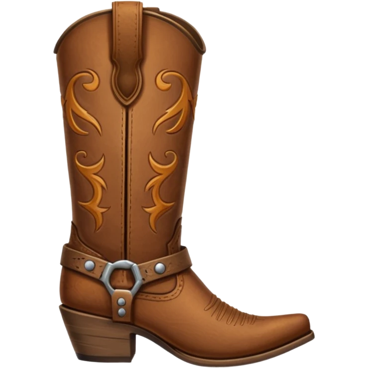 Cowboy boot emoji