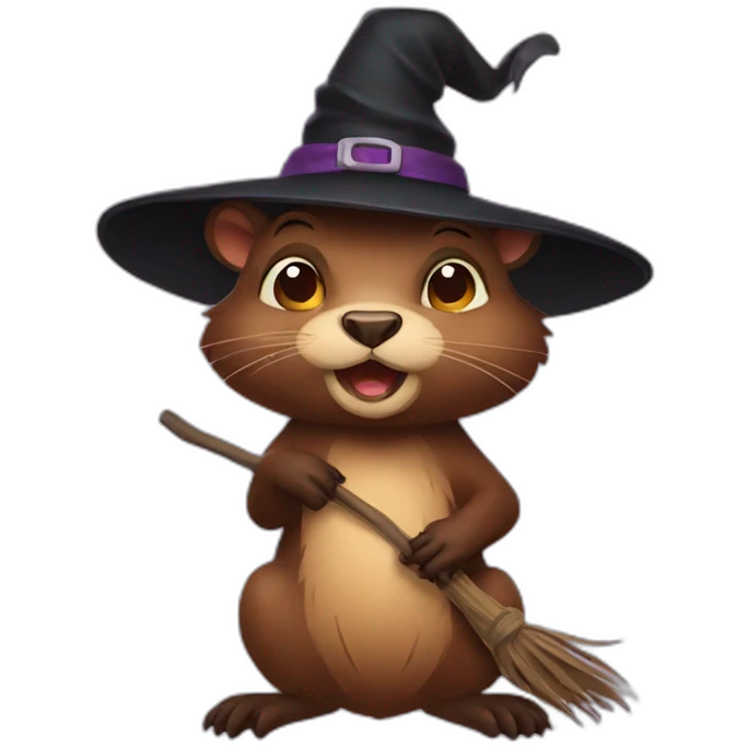 witchy beaver emoji