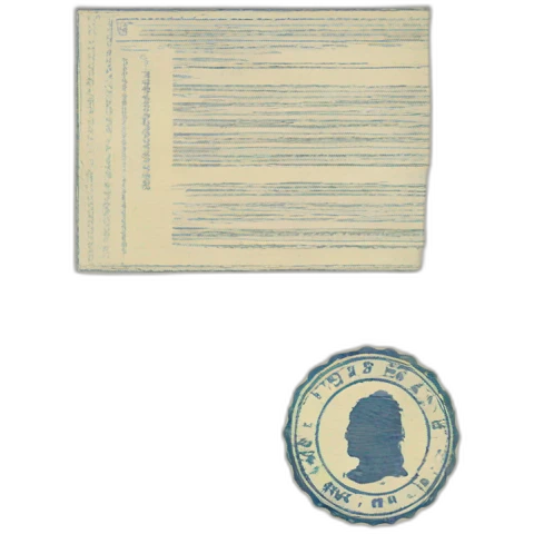 document with stamp emoji