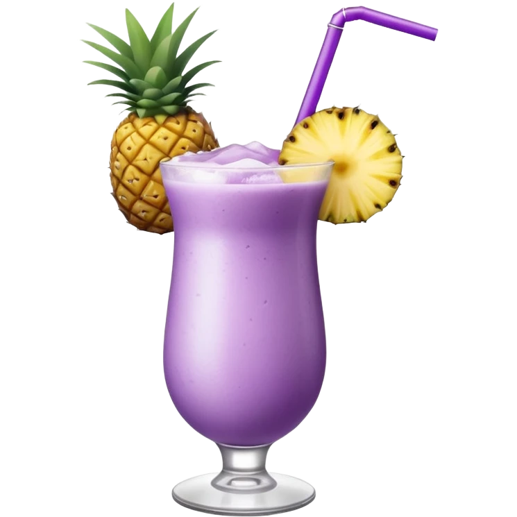 Purple pina colada emoji