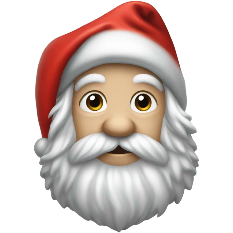 Gnome wearing Santa suit emoji