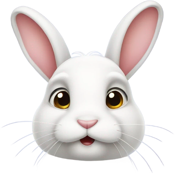 bunny doing a side eye emoji