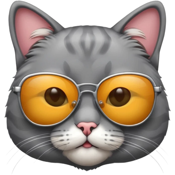 Cat wearing sunglasses emoji
