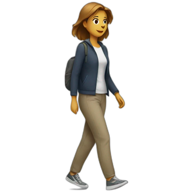 woman walking emoji