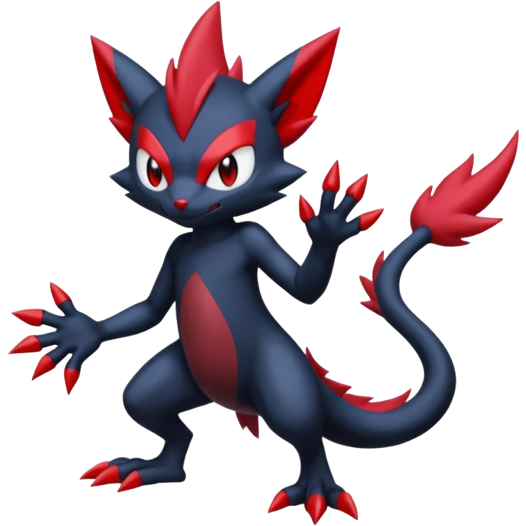 Weavile-Darkrai-Sneasel-fusion (full body) emoji