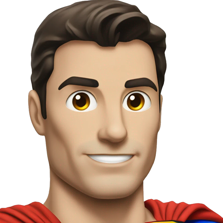 superman lance des lasers avec ses yeux emoji