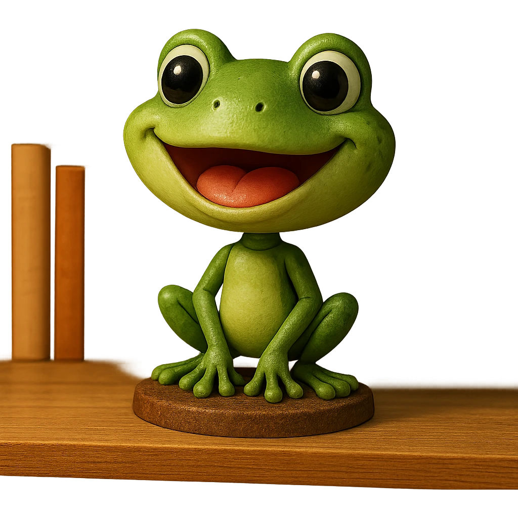 happy frog emoji