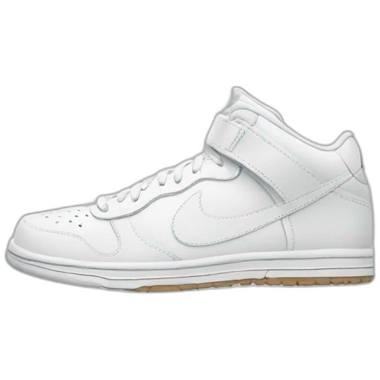 white nike shoes emoji