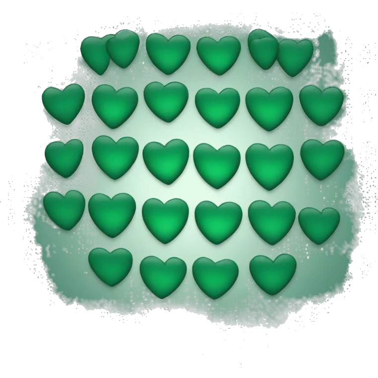 dark green heart emoji