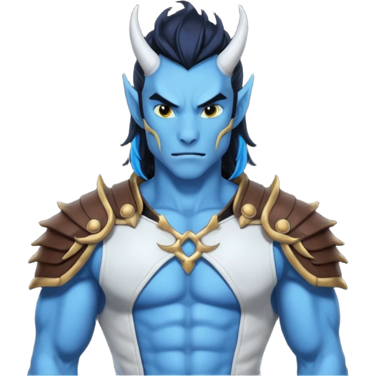 Anime Blue HalfDragonguy emoji